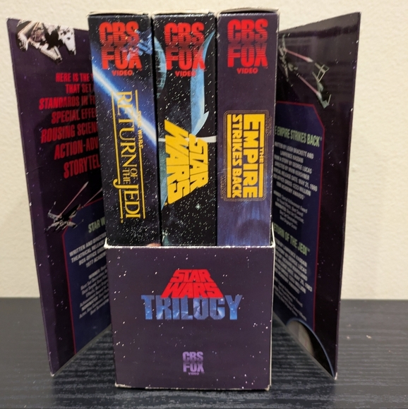 Star Wars Trilogy VHS Set by - Black - Picture 1 of 8